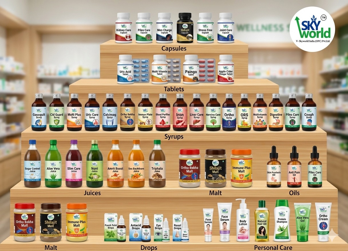 V-Skyworld India premium healthcare and wellness product range